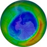 Antarctic Ozone 2007-08-24